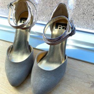 NEW * BC Ankle Wrap Kitten Heels